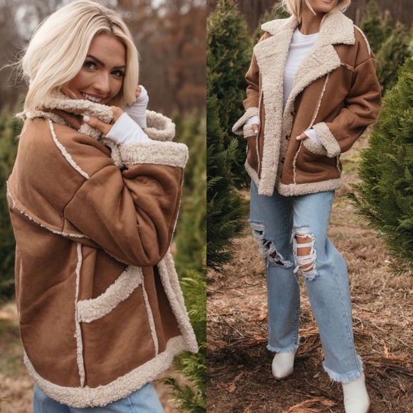 Jackets & Blazers - The Post shearling jacket